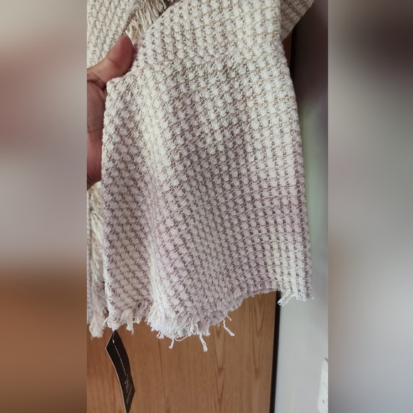 INC International Concepts Cream Cropped Cardigan Sweater - Picture 5 of 7